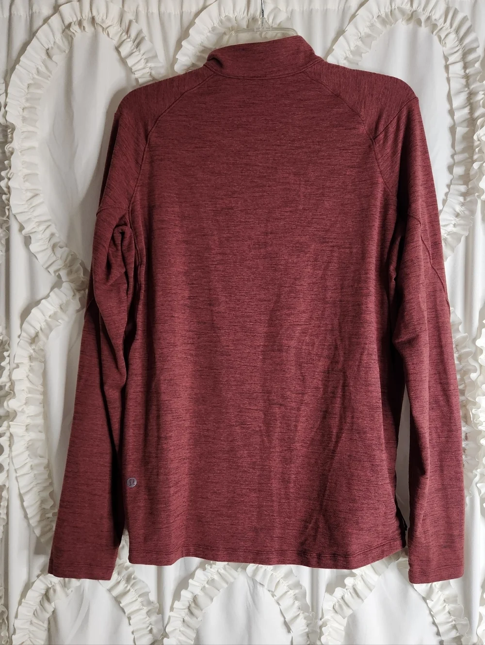 Lululemon Surge Reddish Brown Warm Half Zip Men’s Sz Medium